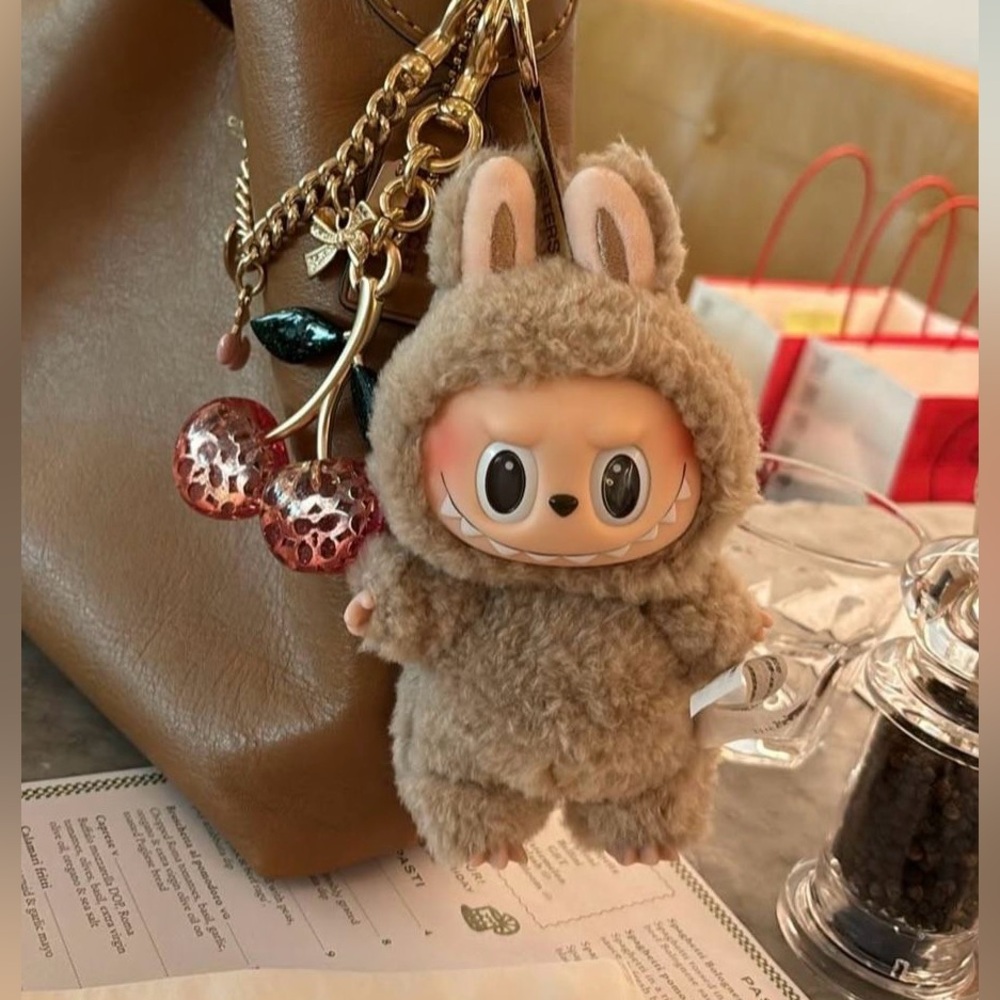 Authentic Labubu from Pop Mart - Toffee (Brown, Exciting Macaron)